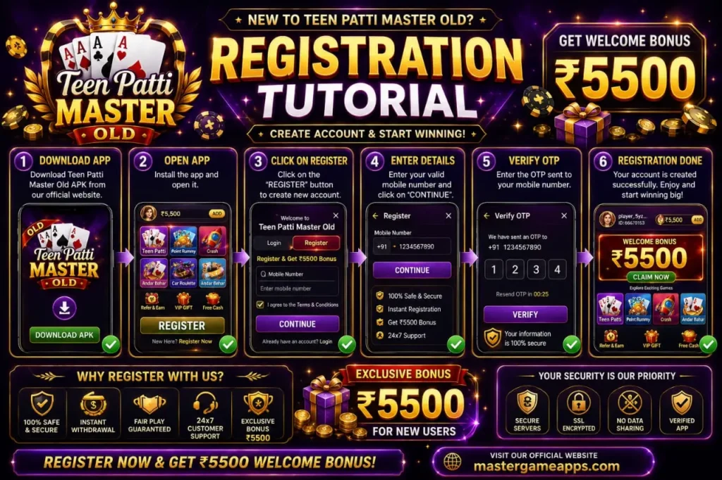 3 Patti Master Registration 2026-2027